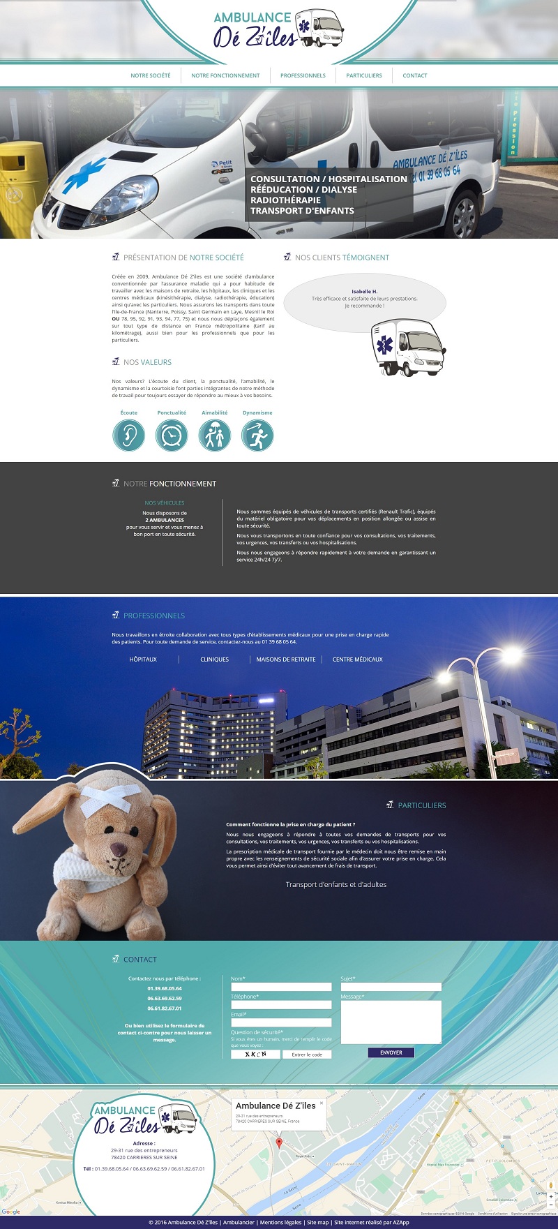 Site d'Ambulance dé Z'îles