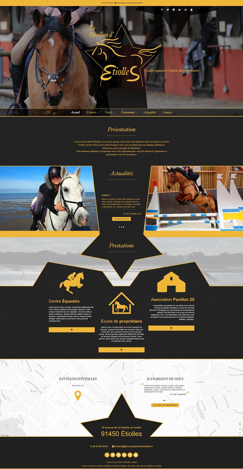 Site de l'écurie du pavillon d'Étiolles